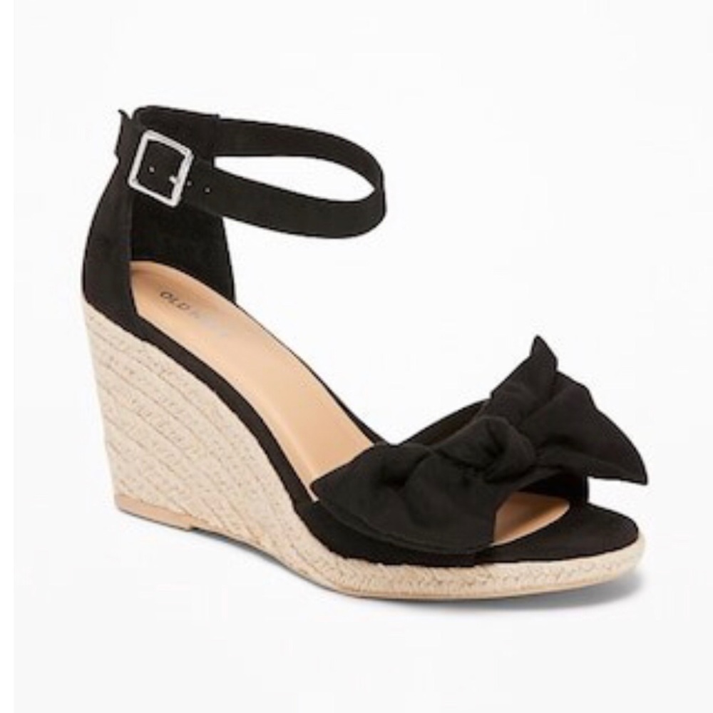 Sueded Bow Espadrilles